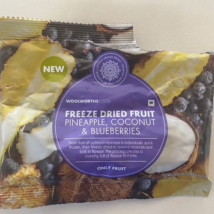 Woolworths Food Freeze Dried Fruit Pineapple,Coconut & Blueberries