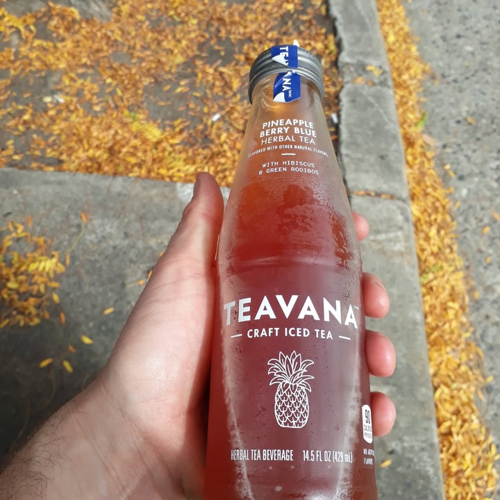 Teavana Pineapple Berry Blue Craft Iced Tea Review abillion