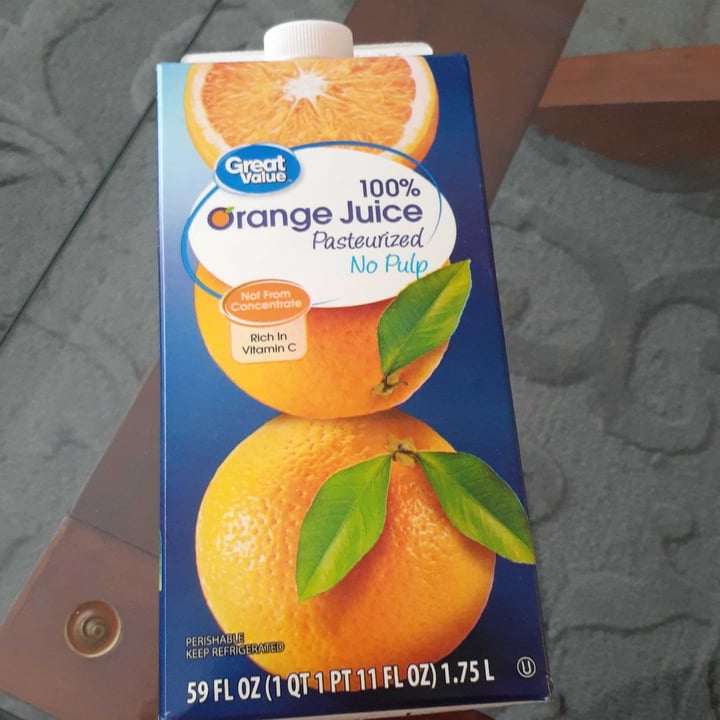 Great Value Orange Juice Review abillion