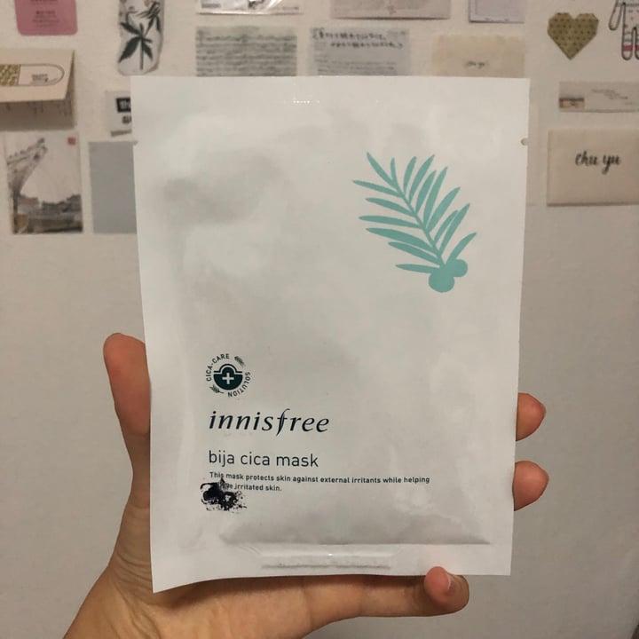 Innisfree Bija Cica Mask Review abillion
