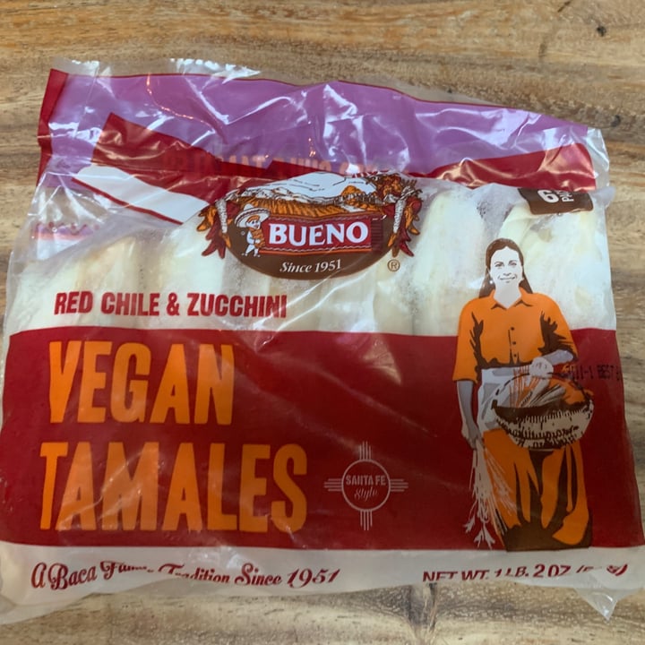 Bueno Vegan Tamales Red Chile & Zucchini Review abillion
