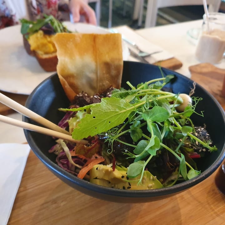 Pajamas and Jam eatery Vegan “Salmon” Poke Bowl Reviews abillion