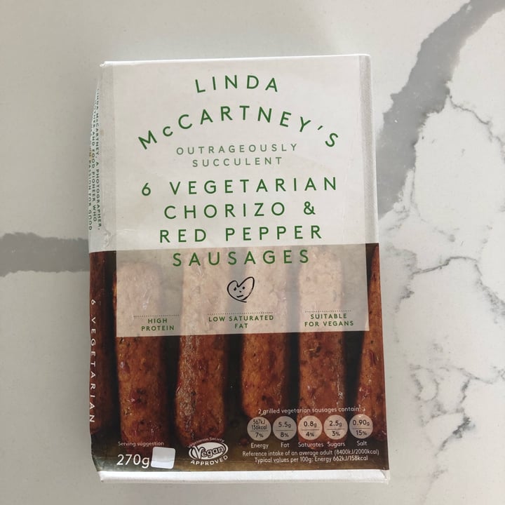 Linda McCartney's 6 Vegetarian Chorizo & Red Pepper Sausages Review