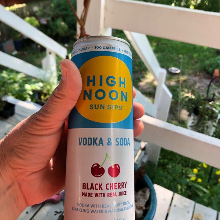 High Noon Black Cherry Vodka & Soda Review abillion