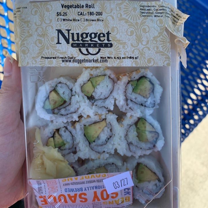 Nugget Markets Davis, United States Vegetable Roll Review abillion