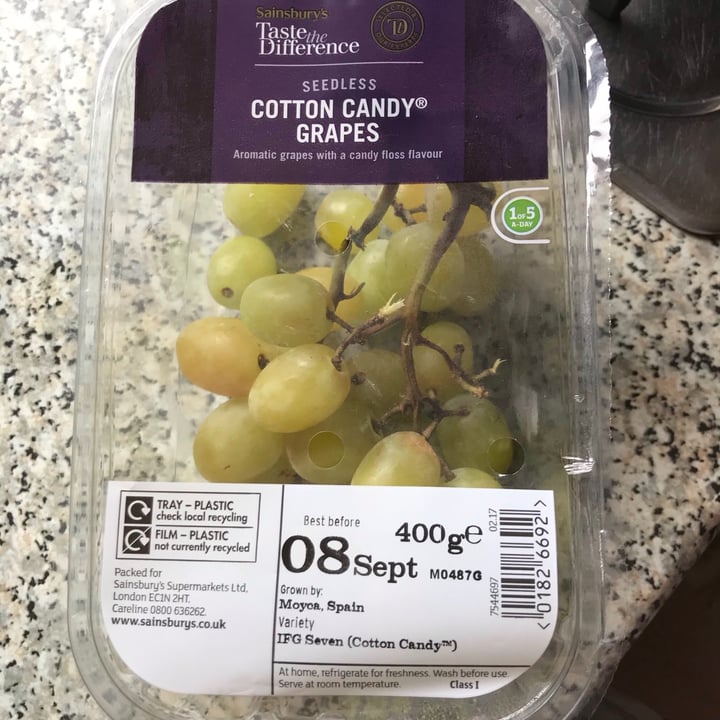 Sainsbury's Cotton Candy Grapes Review abillion