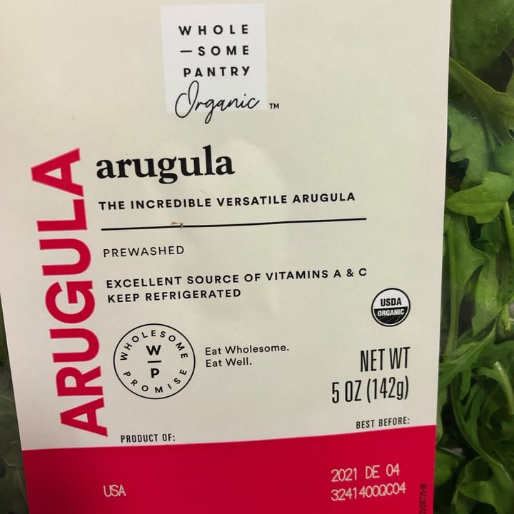 Wholesome Pantry Organic arugula Reviews abillion