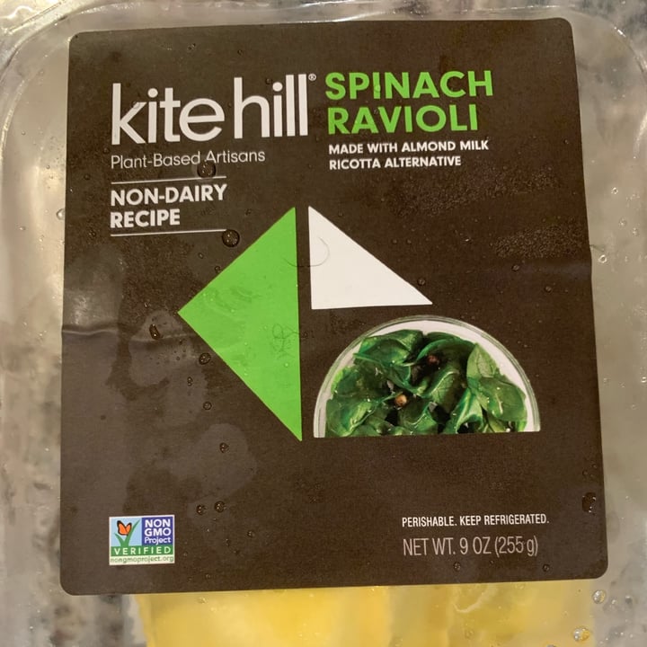 Kite Hill Spinach Ravioli with Almond Milk Ricotta Alternative Review