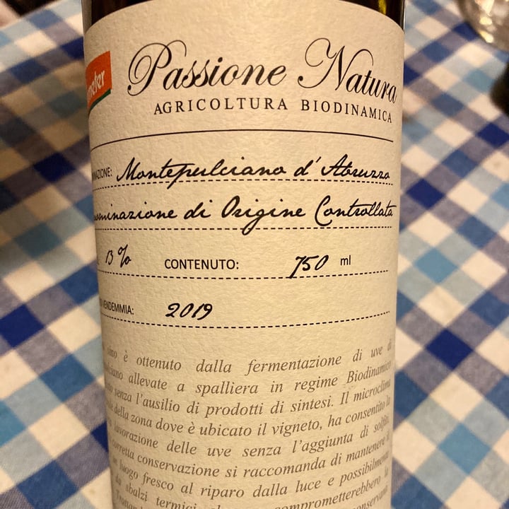 Passione natura Vino rosso Montepulciano doc, biologico, senza solfiti  aggiunti Review | abillion