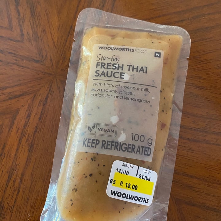 Woolworths Food Stir fry fresh Thai sauce Review abillion