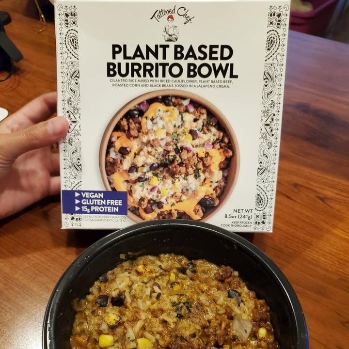 Tattooed Chef Plant Based Burrito Bowl Review abillion
