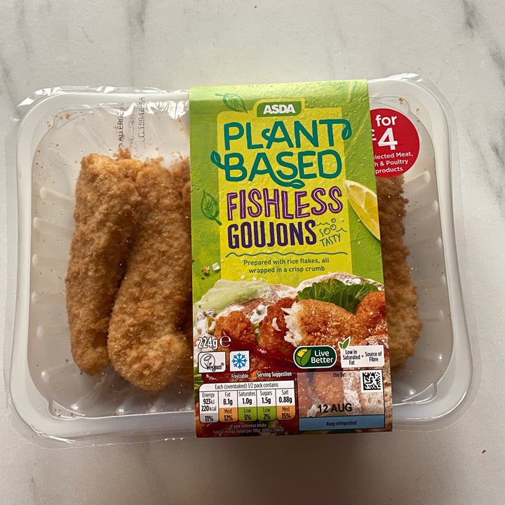 ASDA Plant based Fishless Goujons Reviews abillion