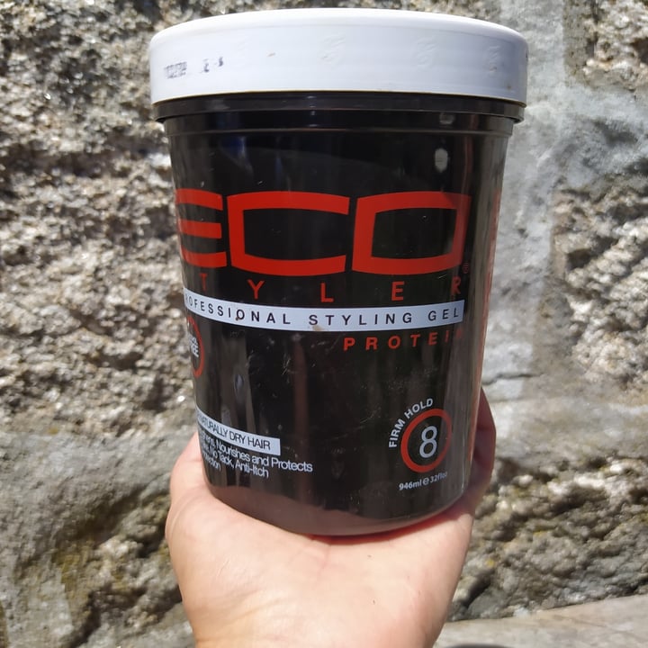 Gel Coiffant Eco Style à L'huile De Ricin Noire Et Graines De Lin - Nourrissant, Sans Alcool, Pour Tous Types De Cheveux