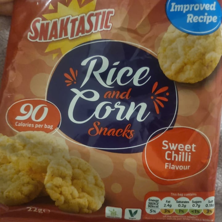 Snaktastic Rice and corn snacks sweet chilli flavour Reviews abillion