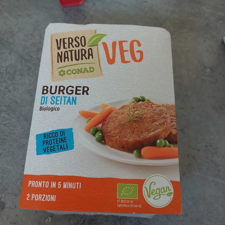 Verso Natura Conad Veg Burger Di Seitan Biologico Review abillion