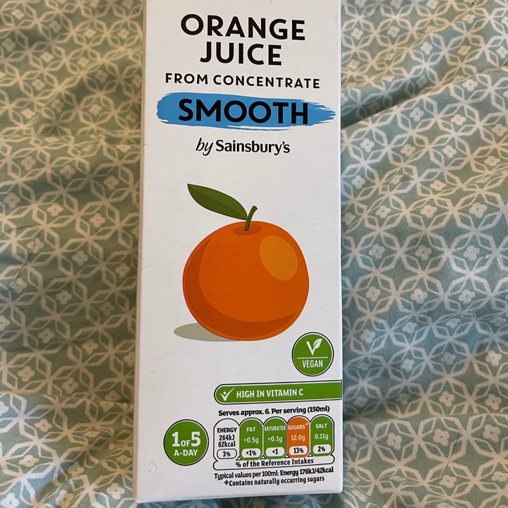 Sainsbury's Orange juice Review abillion