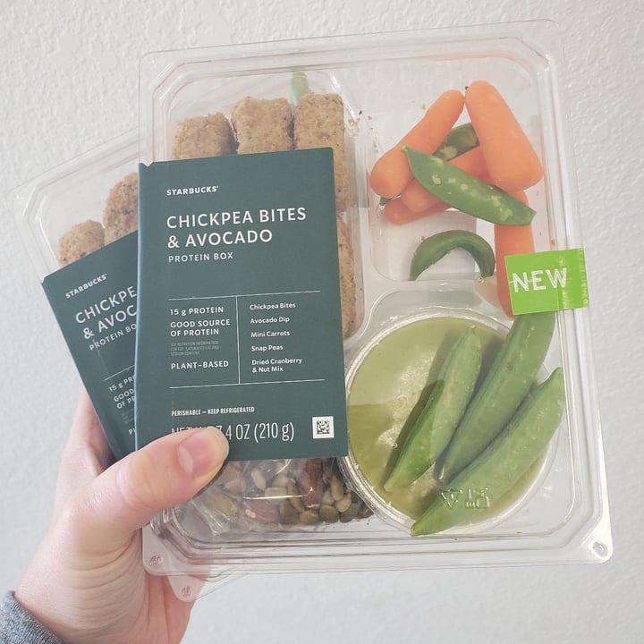 Starbucks Lawrence Cultural District, Lawrence, United States Chickpea Bites and Avocado Protein