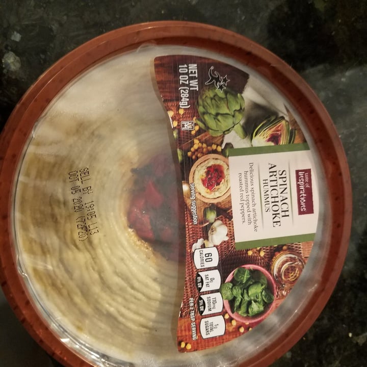 Taste of Inspirations Spinach Artichoke Hummus Review abillion