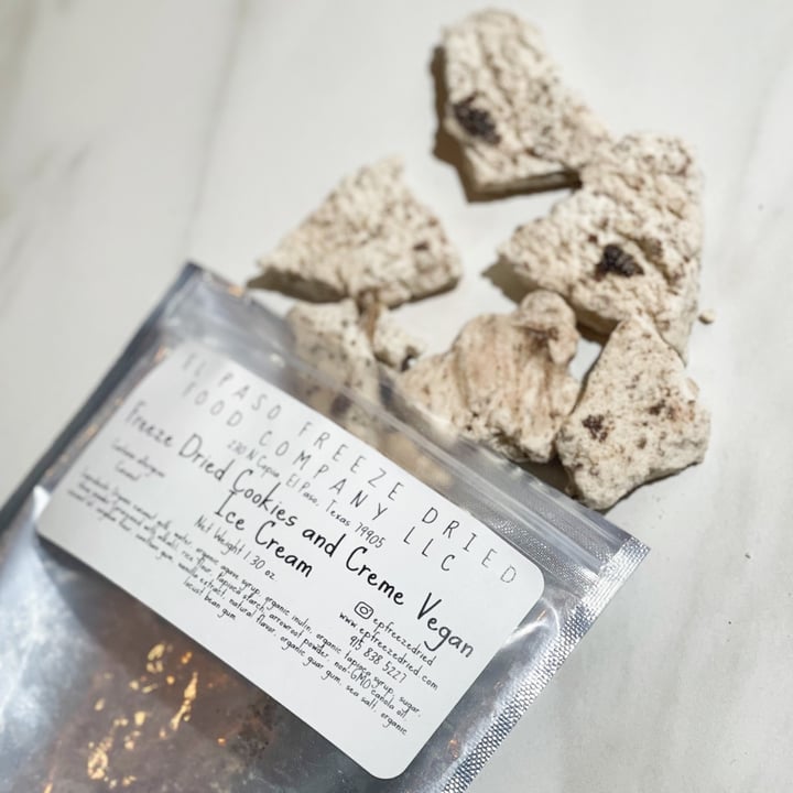 El Paso Freeze Dried Food Co. Vegan Cookies and Creme Ice Cream Review