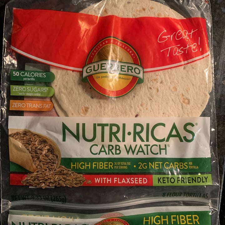 Guerrero Tortillas NutriRicas (Keto) Review abillion