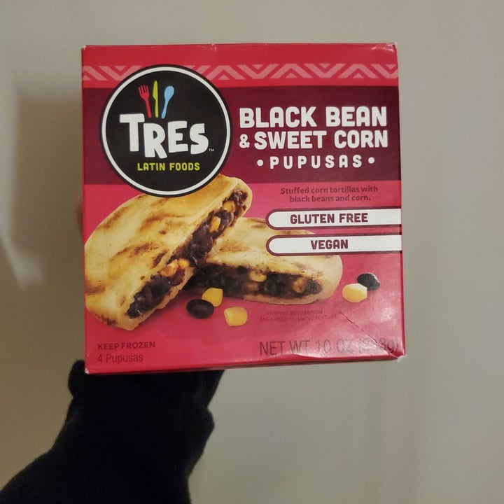 Tres Latin Foods Black Bean & Sweet Corn Pupusas Review abillion
