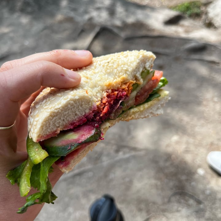 Rocky Mountain Bagel Co Canmore, Canada Vegan Bagel Review abillion