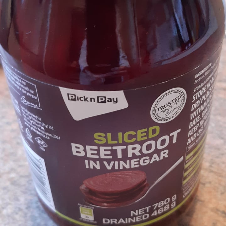 Pick n Pay Beetroot sliced in vinegar Review | abillion