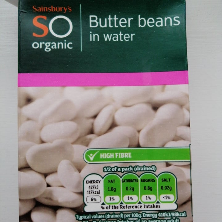 Sainsbury's So organic butter beans Review abillion