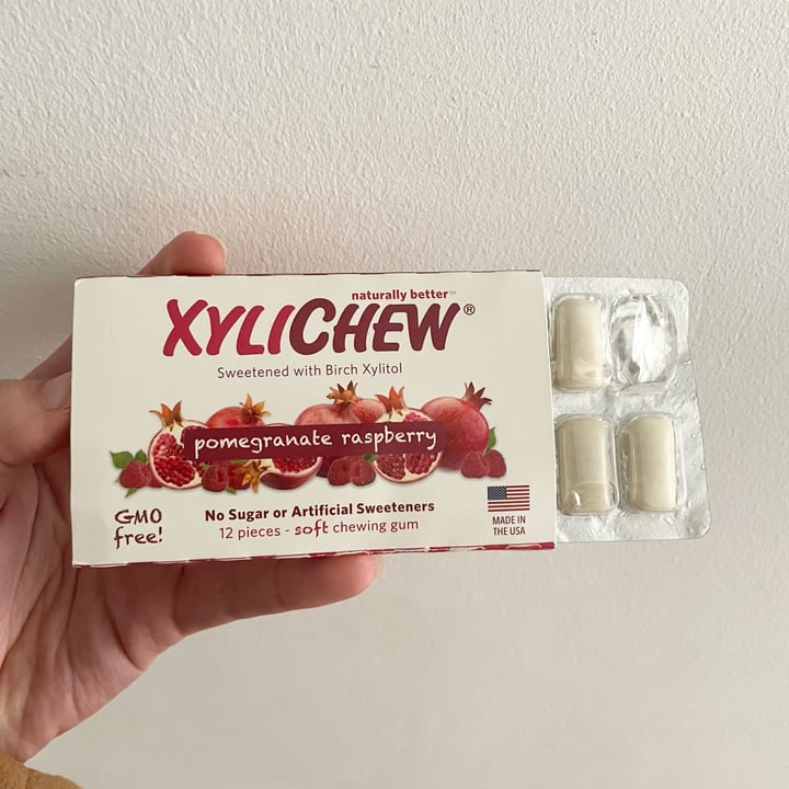 Xylichew Pomegranate Raspberry Soft Chewing Gum Review abillion