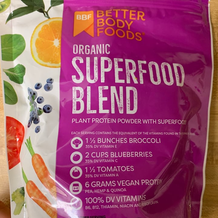 Better Body Foods Organic Superfood Blend Review abillion