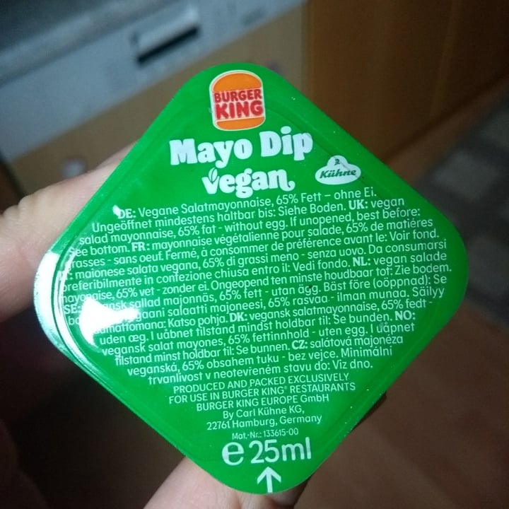 Kühne Majo Dip Burger King Review abillion