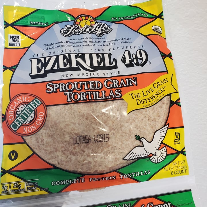 Ezekiel Sprouted Grain Tortillas Review abillion