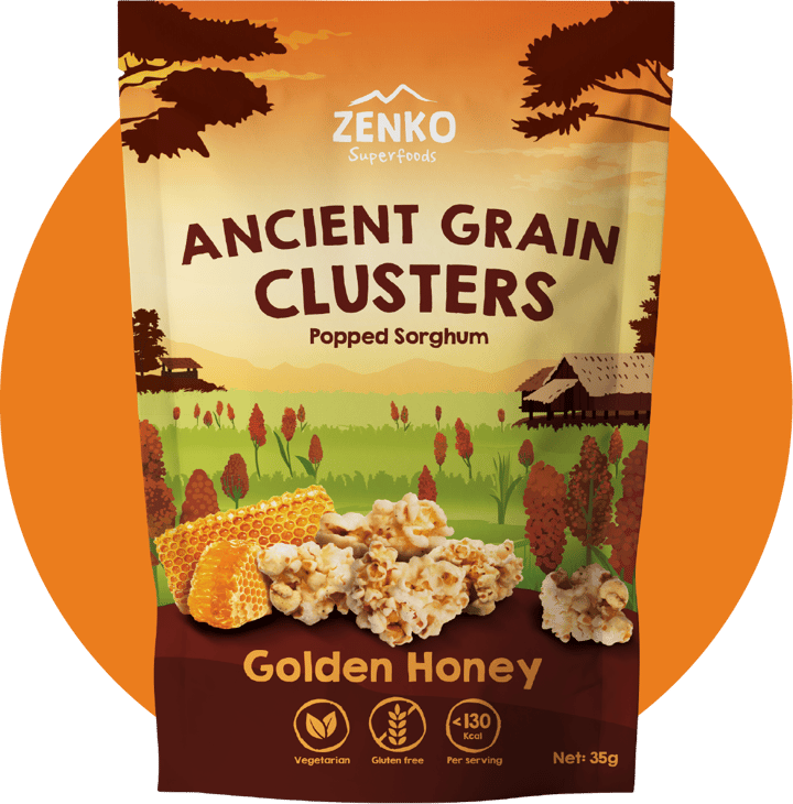 ZENKO superfoods Ancient Grain Clusters Golden Honey Reviews abillion
