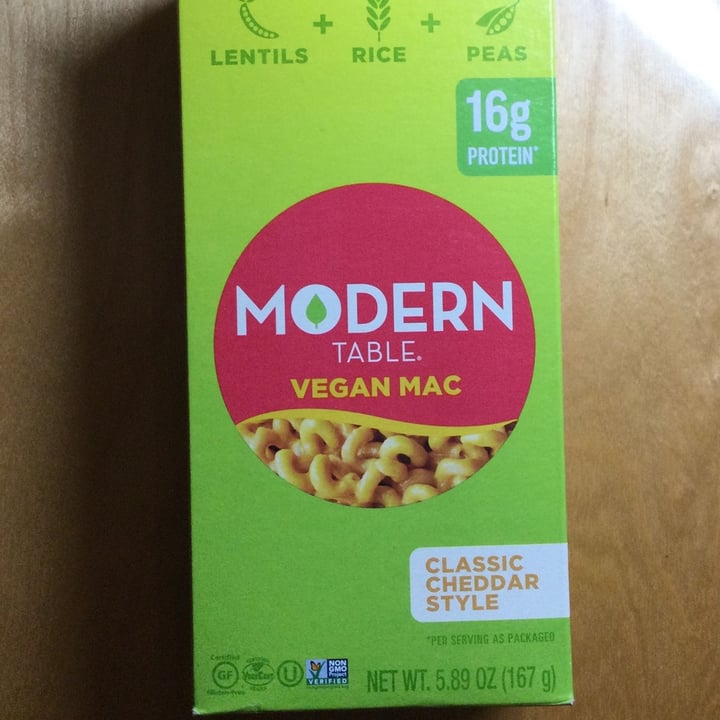 Modern Table Vegan Mac Classic Cheddar Style Review abillion