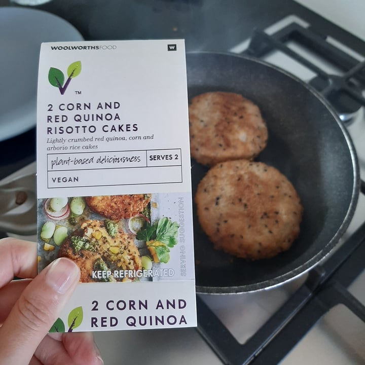 Woolworths Food 2 Corn and Red Quinoa Risotto Cakes Review abillion