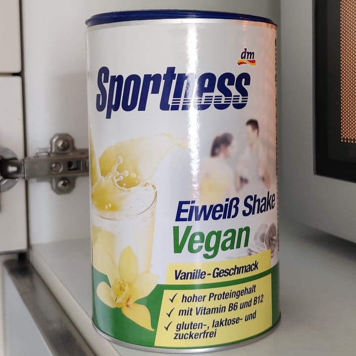 DM Sportness Eiweiß Shake Vegan Vanille Geschmack Review abillion