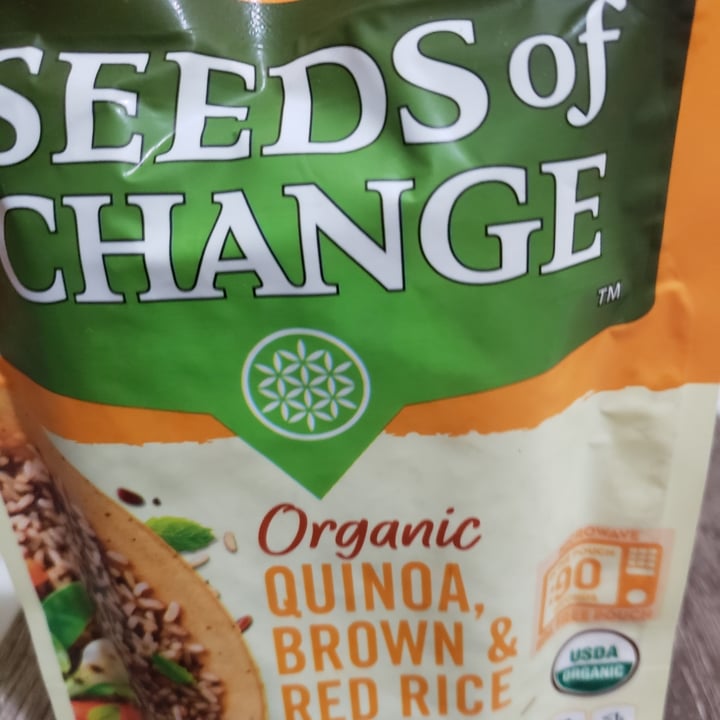 Seeds of Change organic quinoa with brown and red rice with flaxseed
