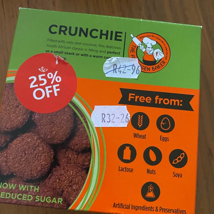 The Allergen Baker Crunchie biscuits Review abillion