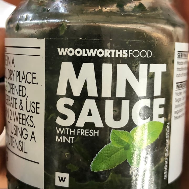 Woolworths Food Mint Sauce Review abillion