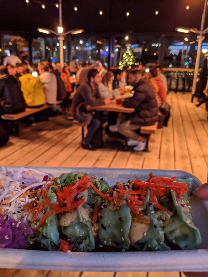 Rainbo Food Shoreditch, United Kingdom Shiitake Mushroom & Tofu Gyoza