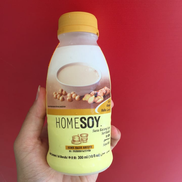 HOMESOY HomeSoy Ginger soy milk Review abillion