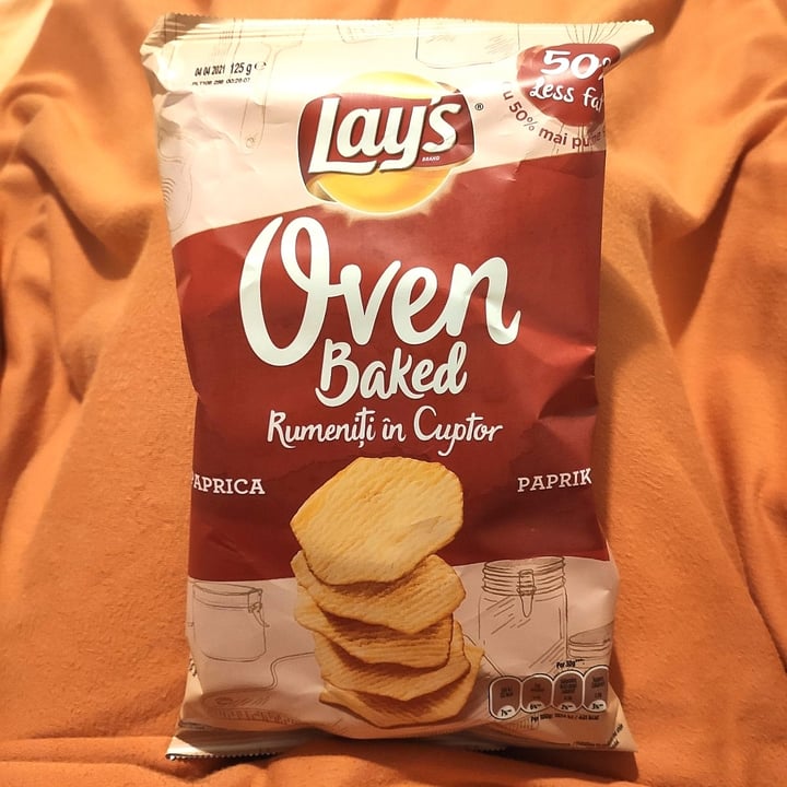 Lay's Oven baked potato chips Paprika Review abillion