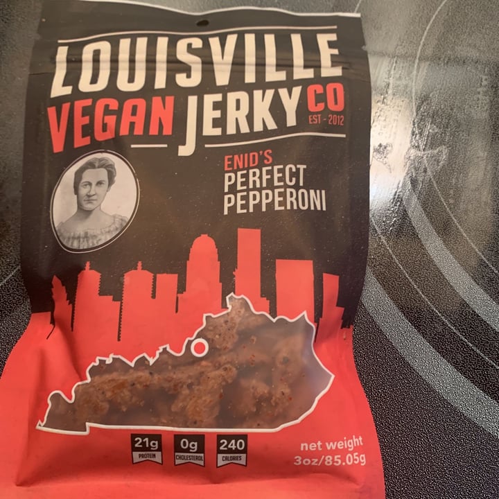 Louisville Vegan Jerky Co. Enid’s Perfect Pepperoni Review abillion