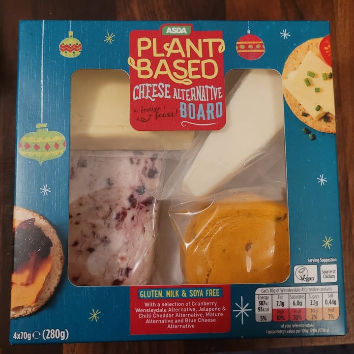 Asda Plant Based Cheese Alternative Board Review abillion