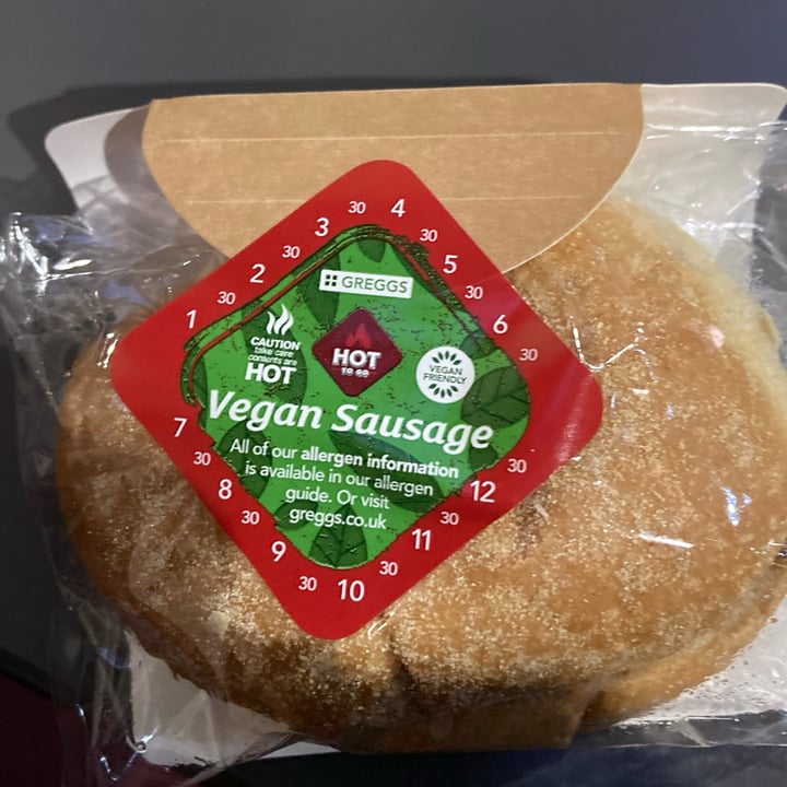 Greggs Vegan sausage bun Review abillion
