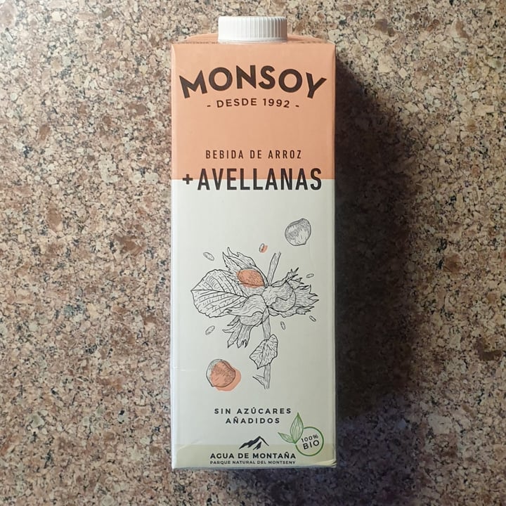 Monsoy Bebida Vegetal De Arroz Y Avellanas Review Abillion