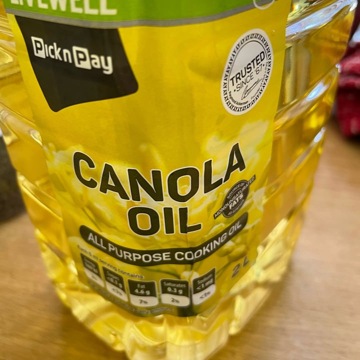 Pick n Pay Canola Oil Review abillion