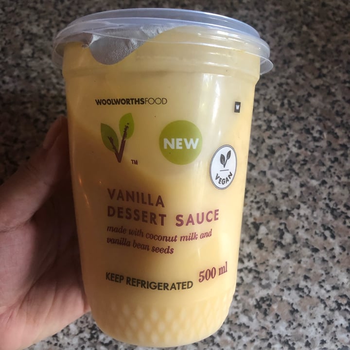 Woolworths Food Vanilla dessert sauce Review abillion