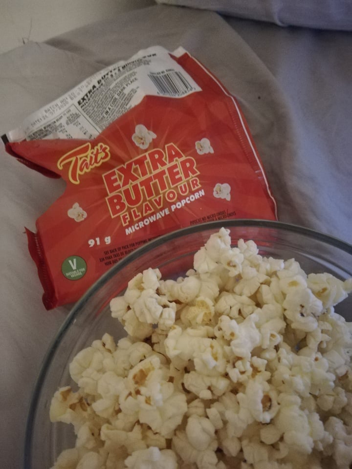 Tait’s Extra butter popcorn Review abillion
