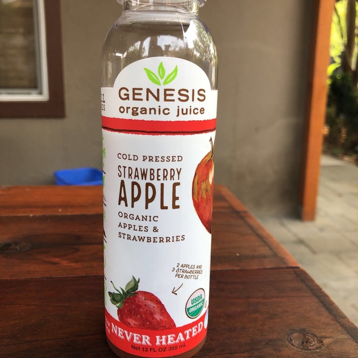 Genesis Organic Juice Strawberry Apple Juice Review abillion